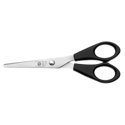 Olló 13cm, műanyag fekete nyél A-series Ollók, kések A-series