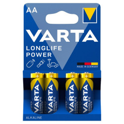 Elem AA ceruza LR06 Super Heavy Duty (Superlife) féltartós 4 db/csomag, Varta Elem, akkumulátor, töltő Varta