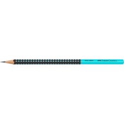 Grafitceruza HB, Grip 2001 Faber-Castell kéttónusú fekete-türkiz Grafitceruza Faber - Castell
