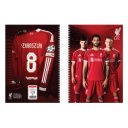 Füzet spirál A4, 70lapos, vonalas 10 db/csomag Liverpool