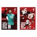 Füzet spirál A4, 70lapos, vonalas 10 db/csomag Liverpool