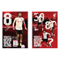 Füzet spirál A4, 70lapos, vonalas 10 db/csomag Liverpool