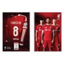 Füzet spirál A4, 70lapos, kockás 10 db/csomag Liverpool