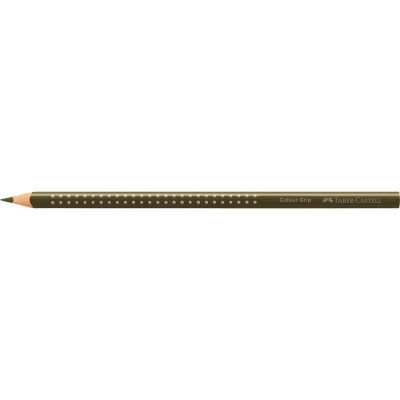 Színes ceruza háromszögletű GRIP Faber-Castell olivazöld