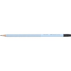 Grafitceruza B,radíros háromszögletű GRIP 2001 Faber-Castell égkék test Grafitceruza Faber - Castell