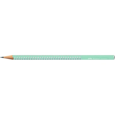 Grafitceruza B,háromszögletű SPARKLE Aurora Faber-Castell mentazöld test