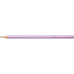 Grafitceruza B,háromszögletű SPARKLE metál Faber-Castell lila test Grafitceruza Faber - Castell