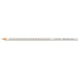 Színes ceruza háromszögletű GRIP Faber-Castell fehér Színesceruza Faber - Castell