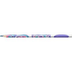 Varázsceruza háromszögletű Faber-Castell pasztel írásszínek türkiz, rózsaszín, lila Színesceruza Faber - Castell