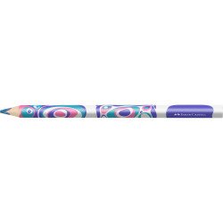 Varázsceruza háromszögletű Jumbo Faber-Castell pasztel színek türkiz, rózsaszín, lila Színesceruza Faber - Castell
