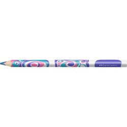 Varázsceruza háromszögletű Jumbo Faber-Castell pasztel színek türkiz, rózsaszín, lila Színesceruza Faber - Castell