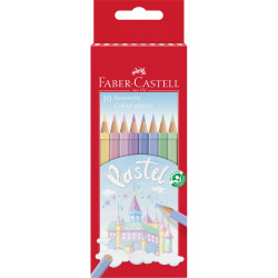 Színes ceruza készlet hatszögletű kastélyos Faber-Castell 10klf. szín Színesceruza Faber - Castell