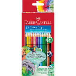Színes ceruza készlet háromszögletű GRIP Faber-Castell  12klf. szín Színesceruza Faber - Castell