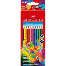 Színes ceruza készlet háromszögletű papagáj Faber-Castell  12klf. szín Színesceruza Faber - Castell