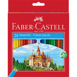 Színes ceruza készlet hatszögletű kastélyos Faber-Castell  24klf. szín Színesceruza Faber - Castell