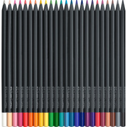 Színes ceruza készlet háromszögletű BLACK EDITION Faber-Castell fekete test 24klf. szín Színesceruza Faber - Castell