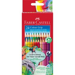 Színes ceruza készlet háromszögletű GRIP Faber-Castell  24klf. szín Színesceruza Faber - Castell