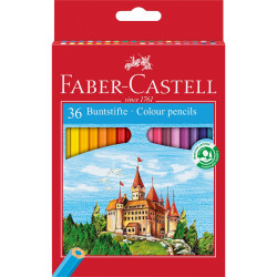 Színes ceruza készlet hatszögletű kastélyos Faber-Castell  36klf. szín Színesceruza Faber - Castell