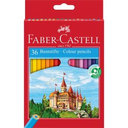 Színes ceruza készlet hatszögletű kastélyos Faber-Castell  36klf. szín Színesceruza Faber - Castell