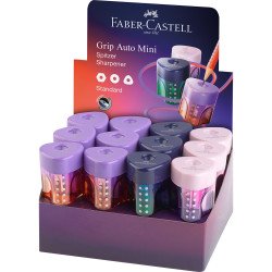 Hegyező GRIP mini tartályos Faber-Castell vegyes színátmenetes színben égkék-rózsa, türkiz-kék Hegyező Faber - Castell