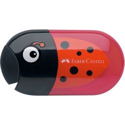 Hegyező dupla tartályos radírral Faber-Castell katica mintás Hegyező Faber - Castell