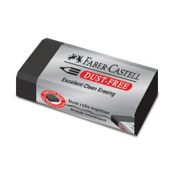 Radír forgácsmentes Faber-Castell fekete Radír Faber - Castell