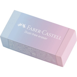 Radír pvc forgácsmentes színátmenetes Faber-Castell égkék-rózsa, türkiz-kék