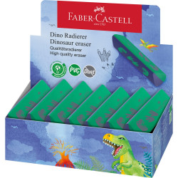 Radír háromszögletű pvc-forgácsmentes DINOSZAURUSZ Faber-Castell Radír Faber - Castell