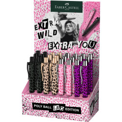 Golyóstoll POLY BALL Leo leopárd mintás Faber-Castell 24 db/display Golyóstoll Faber - Castell