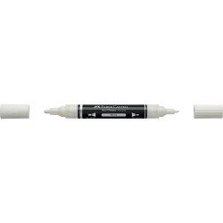 Akril marker kétvégű MULTIMARK 101 Faber-Castell fehér Dekormarker Faber - Castell
