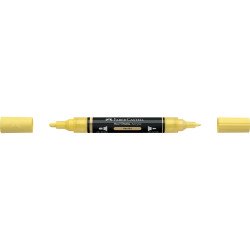 Akril marker kétvégű MULTIMARK 102 Faber-Castell vanília Dekormarker Faber - Castell