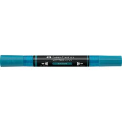 Akril marker kétvégű MULTIMARK 313 Faber-Castell türkiz Dekormarker Faber - Castell
