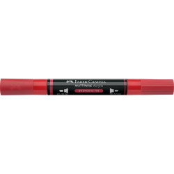 Akril marker kétvégű MULTIMARK 219 Faber-Castell eper piros Dekormarker Faber - Castell