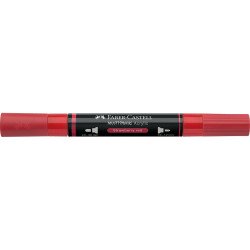 Akril marker kétvégű MULTIMARK 219 Faber-Castell eper piros Dekormarker Faber - Castell