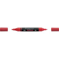 Akril marker kétvégű MULTIMARK 219 Faber-Castell eper piros Dekormarker Faber - Castell