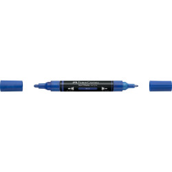Akril marker kétvégű MULTIMARK 120 Faber-Castell kék Dekormarker Faber - Castell