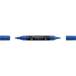 Akril marker kétvégű MULTIMARK 120 Faber-Castell kék Dekormarker Faber - Castell