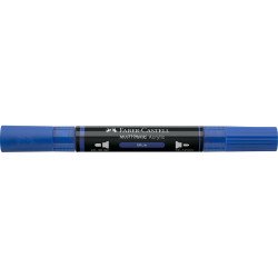 Akril marker kétvégű MULTIMARK 120 Faber-Castell kék Dekormarker Faber - Castell