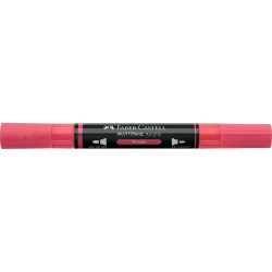 Akril marker kétvégű MULTIMARK 124 Faber-Castell vörös Dekormarker Faber - Castell