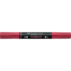 Akril marker kétvégű MULTIMARK 433 Faber-Castell piros bogyó Dekormarker Faber - Castell