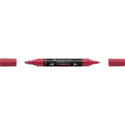 Akril marker kétvégű MULTIMARK 433 Faber-Castell piros bogyó Dekormarker Faber - Castell