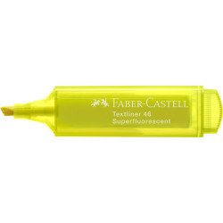 Szövegkiemelő 1-5mm vágott hegyű Faber-Castell 46 fluoreszkáló sárga Dekormarker Faber - Castell