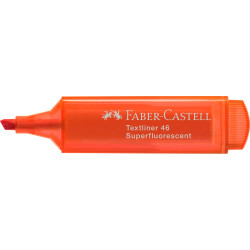 Szövegkiemelő 1-5mm vágott hegyű Faber-Castell 46 fluoreszkáló narancs Szövegkiemelő Faber - Castell