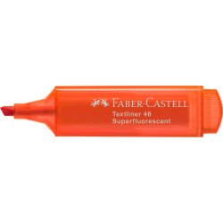Szövegkiemelő 1-5mm vágott hegyű Faber-Castell 46 fluoreszkáló narancs Szövegkiemelő Faber - Castell