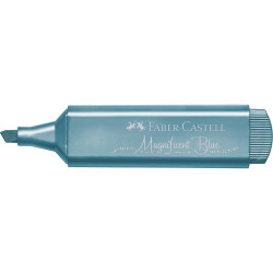 Szövegkiemelő 1-5mm vágott hegyű Faber-Castell 46 metál kék Szövegkiemelő Faber - Castell