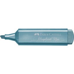 Szövegkiemelő 1-5mm vágott hegyű Faber-Castell 46 metál kék Szövegkiemelő Faber - Castell