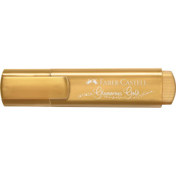 Szövegkiemelő 1-5mm vágott hegyű Faber-Castell 46 metál arany Szövegkiemelő Faber - Castell