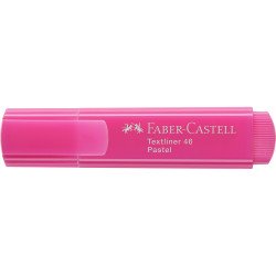 Szövegkiemelő 1-5mm vágott hegyű Faber-Castell 46 pasztell lilás rózsaszín Szövegkiemelő Faber - Castell
