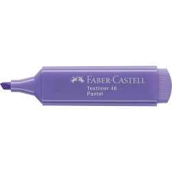 Szövegkiemelő 1-5mm vágott hegyű Faber-Castell 46 pasztell lila Szövegkiemelő Faber - Castell