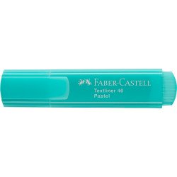 Szövegkiemelő 1-5mm vágott hegyű Faber-Castell 46 pasztell türkiz Szövegkiemelő Faber - Castell